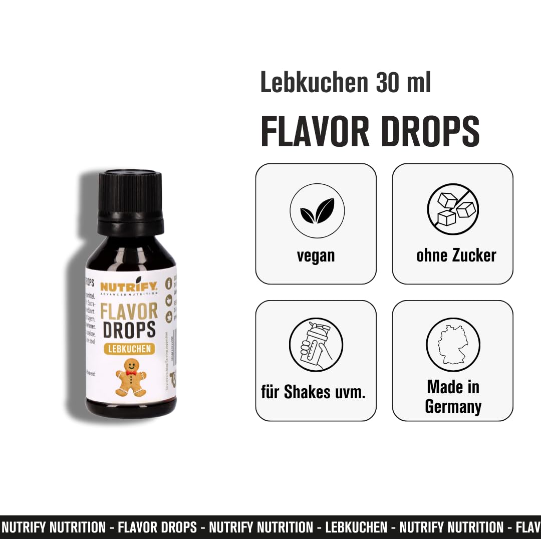 Flavour Drops Lebkuchen 10x 30ml Set