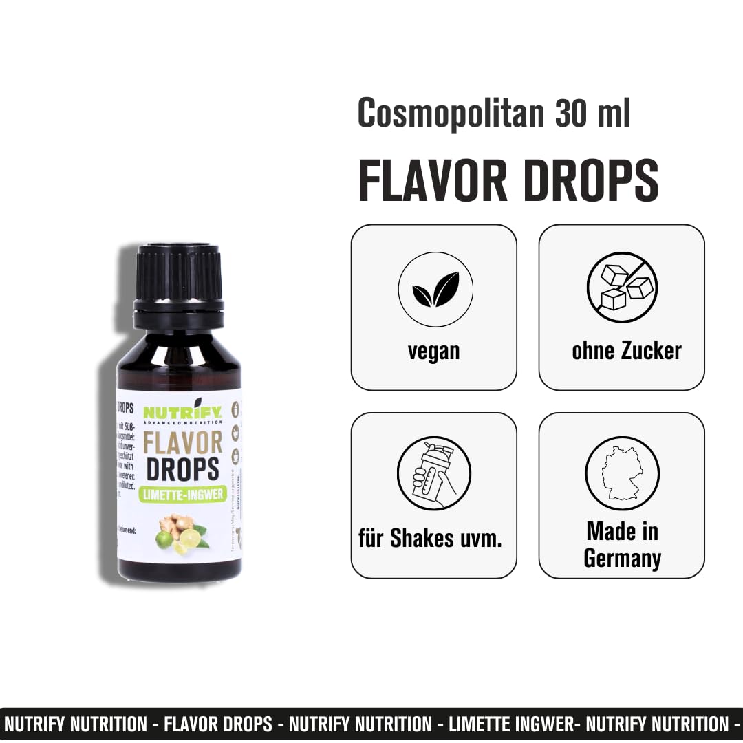 Flavor Drops Limette-Ingwer 5x 30ml Set