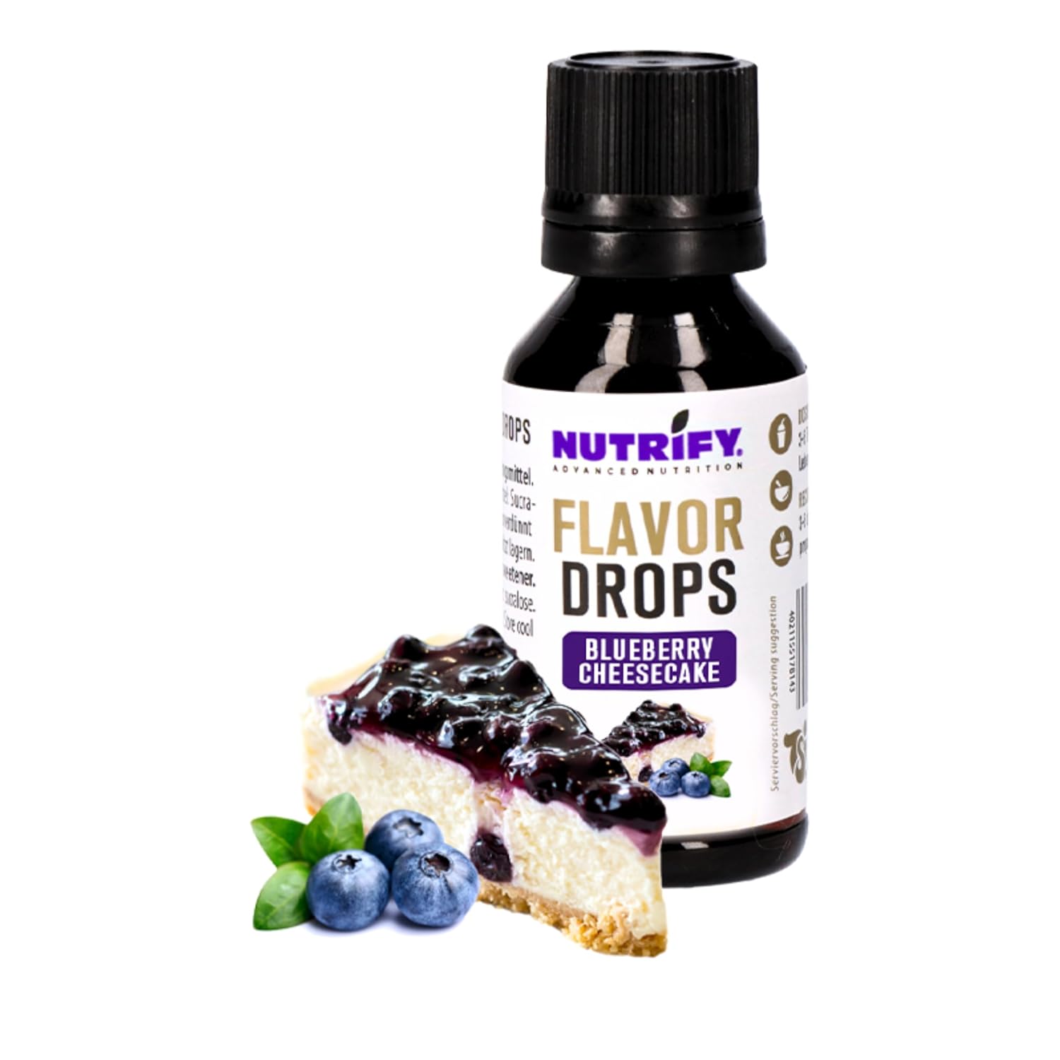 NUTRIFY Flavour Drops Blueberry Cheesecake 5x 30ml Set