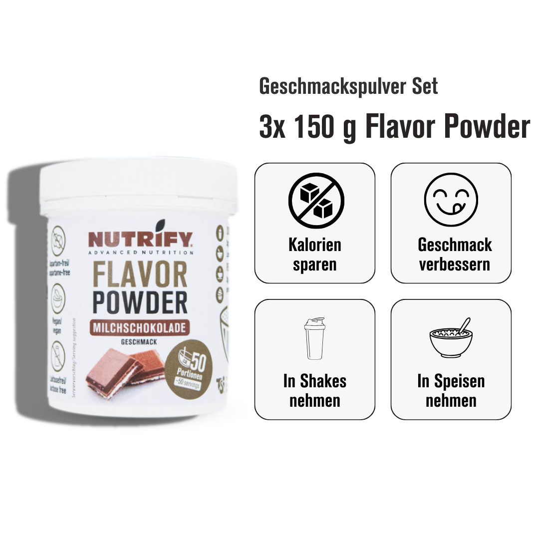 NUTRIFY Flavor Powder Geschmackspulver Flavour Topseller 1