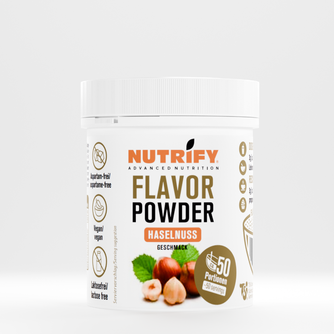 NUTRIFY Flavor Powder Haselnuss