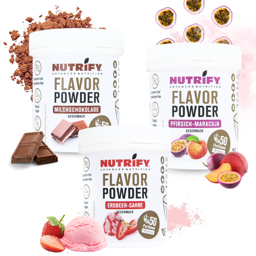 NUTRIFY Flavor Powder Set Topseller 4 Geschmackspulver