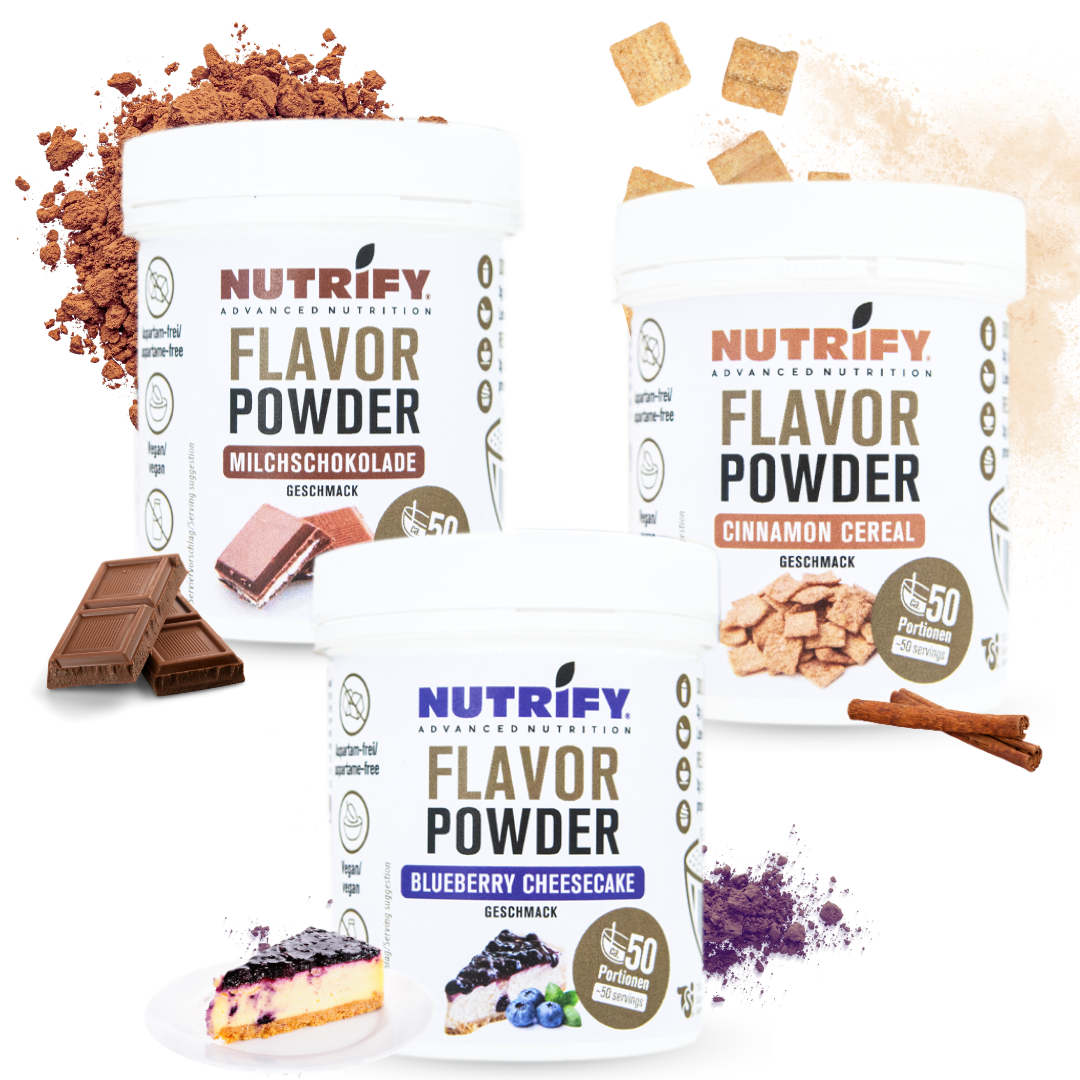 NUTRIFY Flavor Powder Topseller Geschmackspulver Set