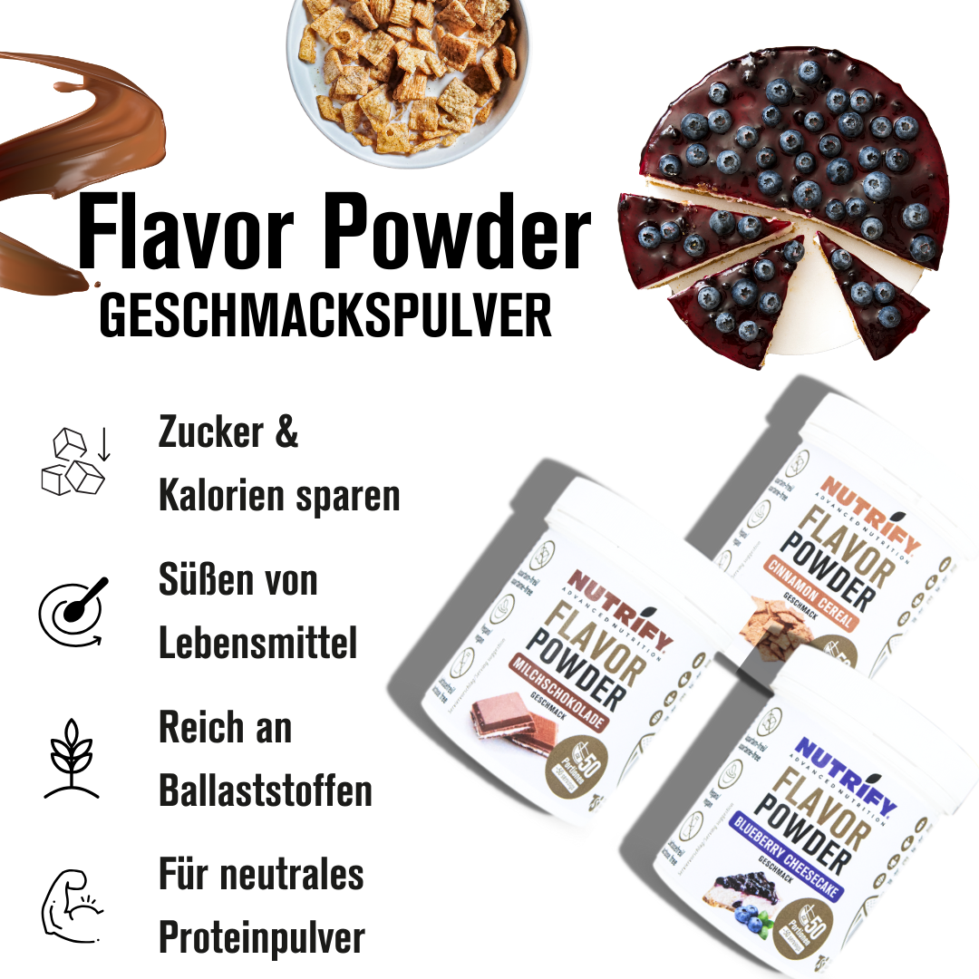 NUTRIFY Flavor Powder Topseller Geschmackspulver Set