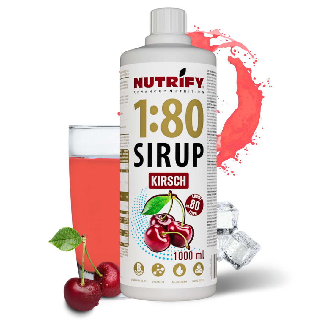 NUTRIFY 180 Sirup Sportsirup Konzentrat Fitness Kirsche