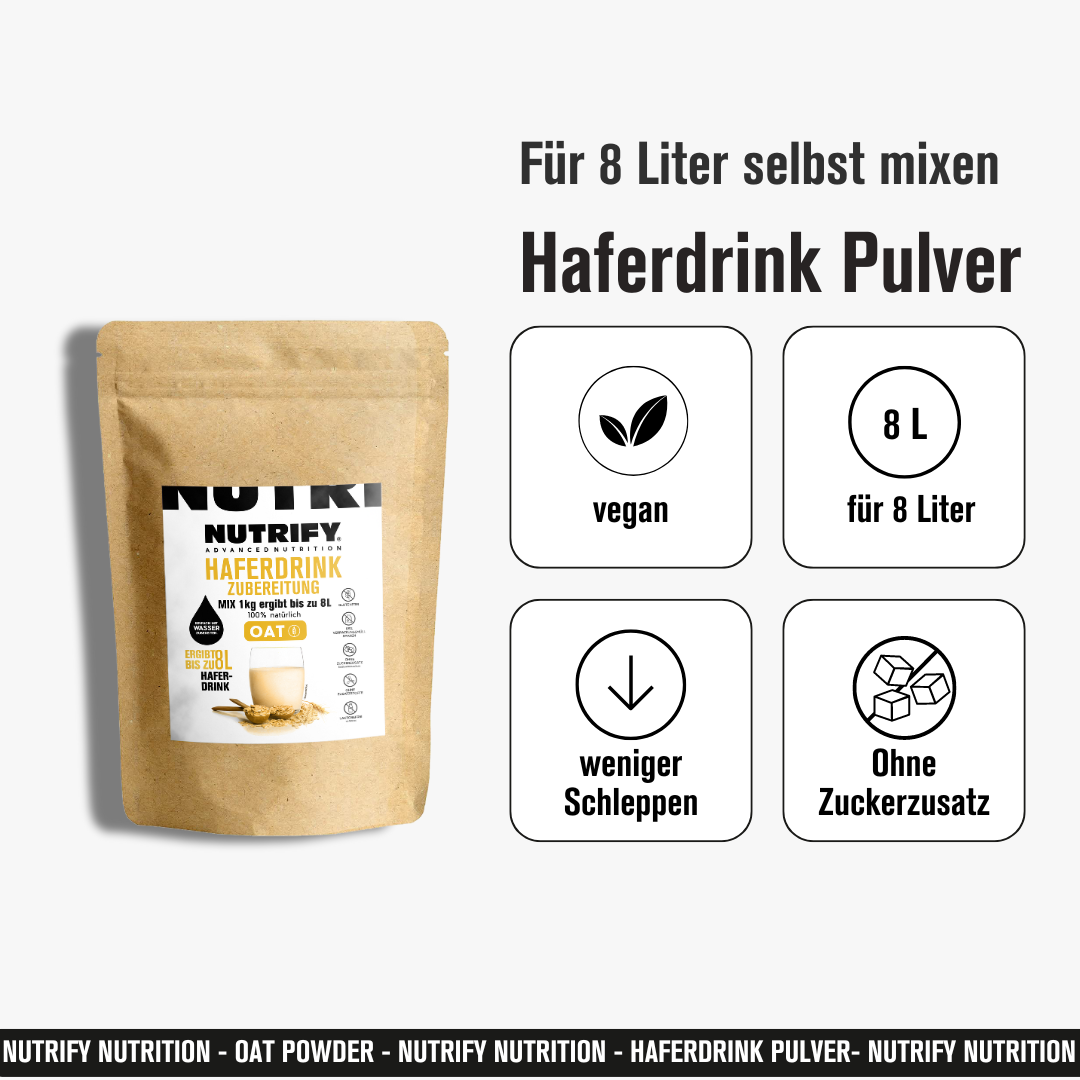 NUTRIFY Haferdrink Pulver