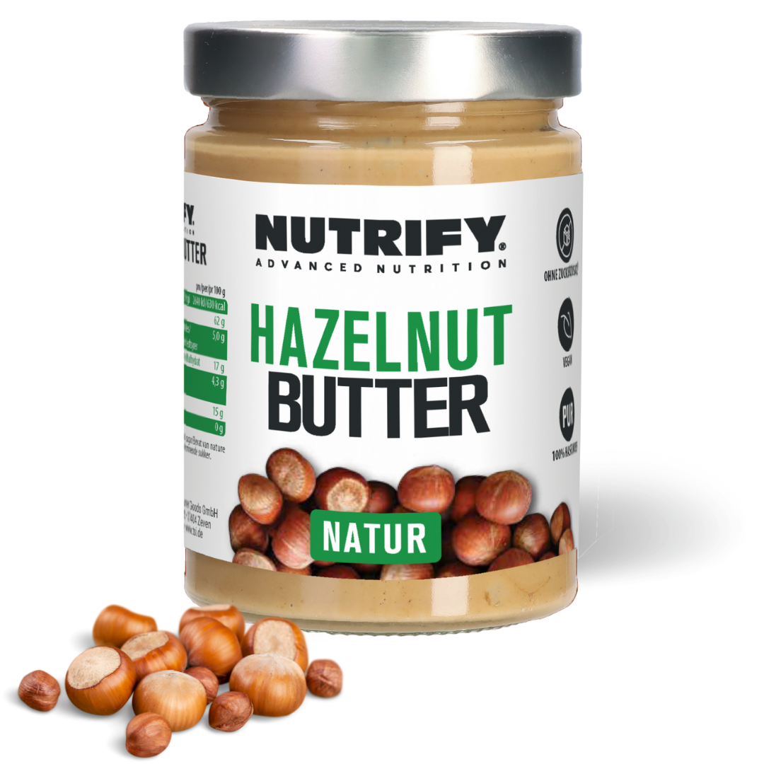 NUTRIFY Haselnussmus Hazelnut Butter