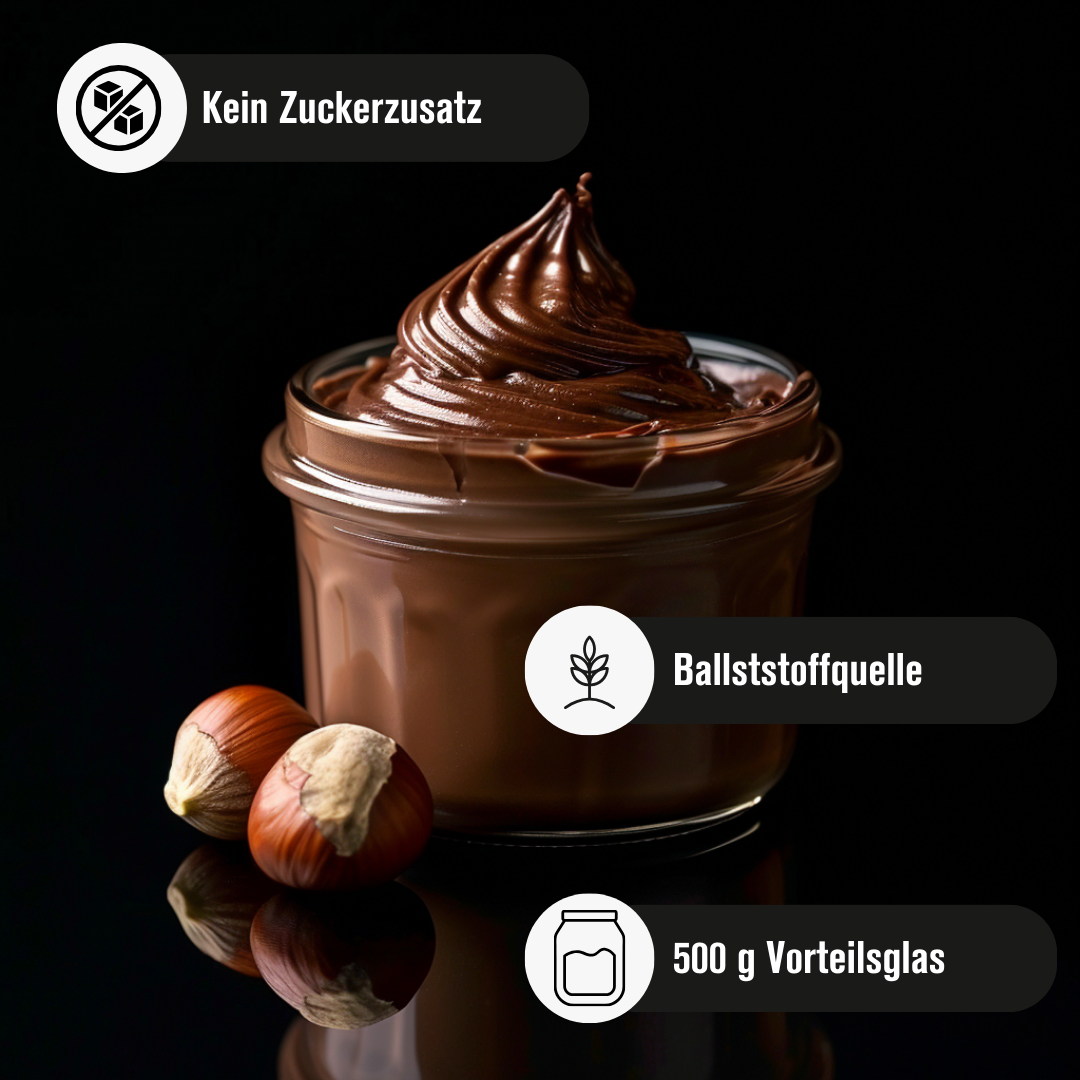 NUTRIFY Haselnussmus Kakao