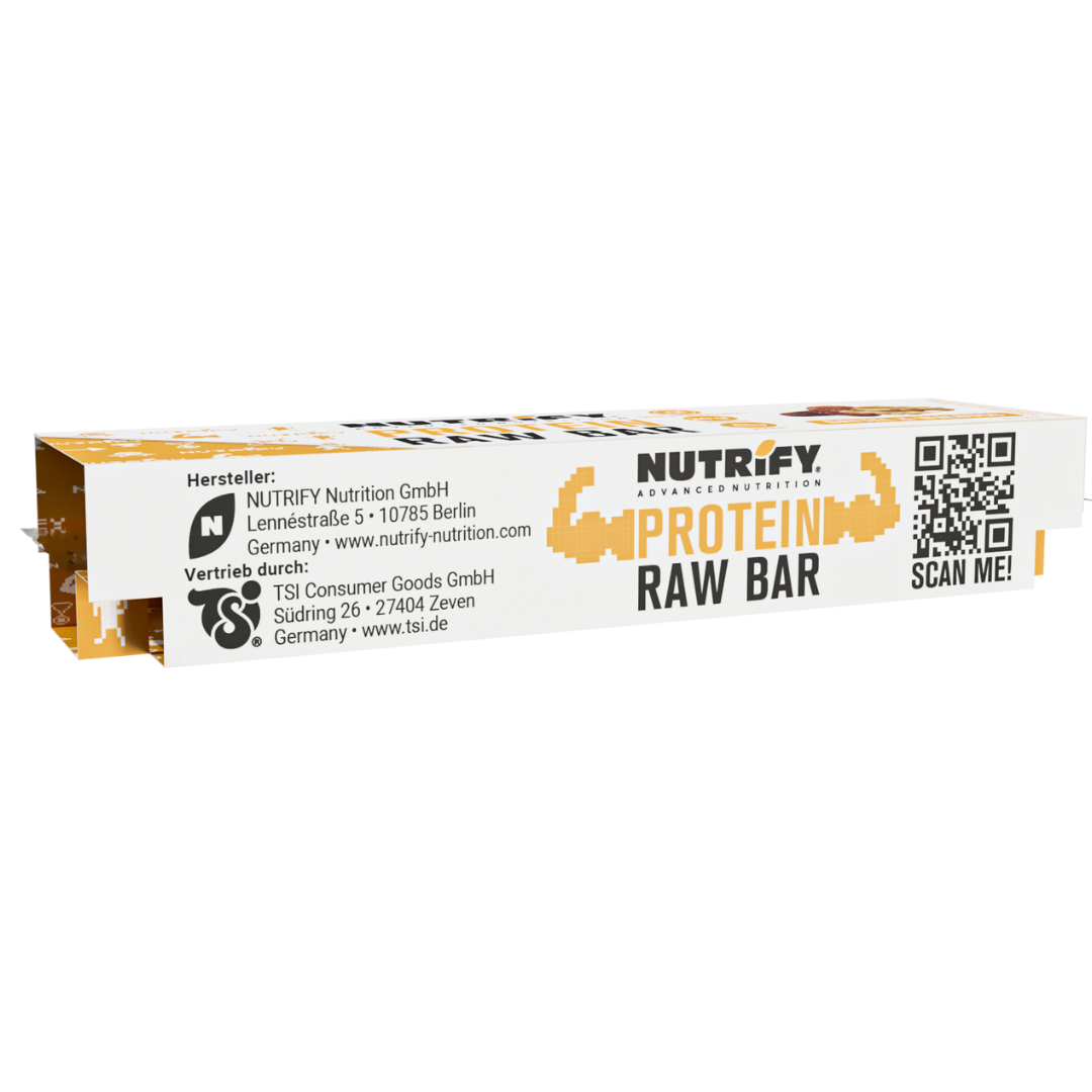 NUTRIFY Protein Raw Bars Dattel Walnuss  Proteinriegel