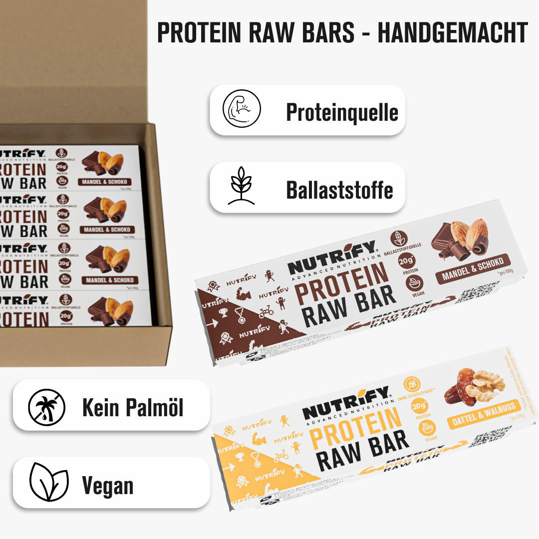 NUTRIFY Protein Raw Bar Schoko Mandel