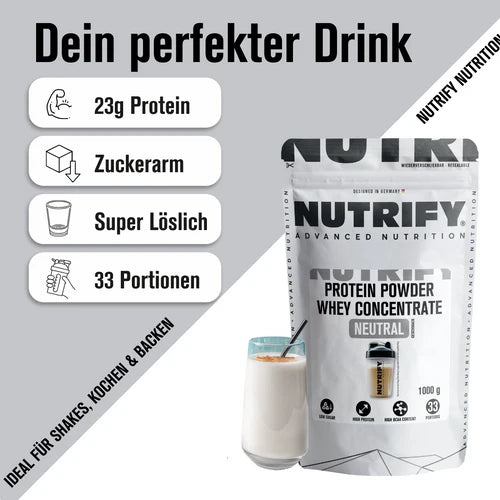 Whey Proteinpulver Konzentrat neutral 5 x 1kg