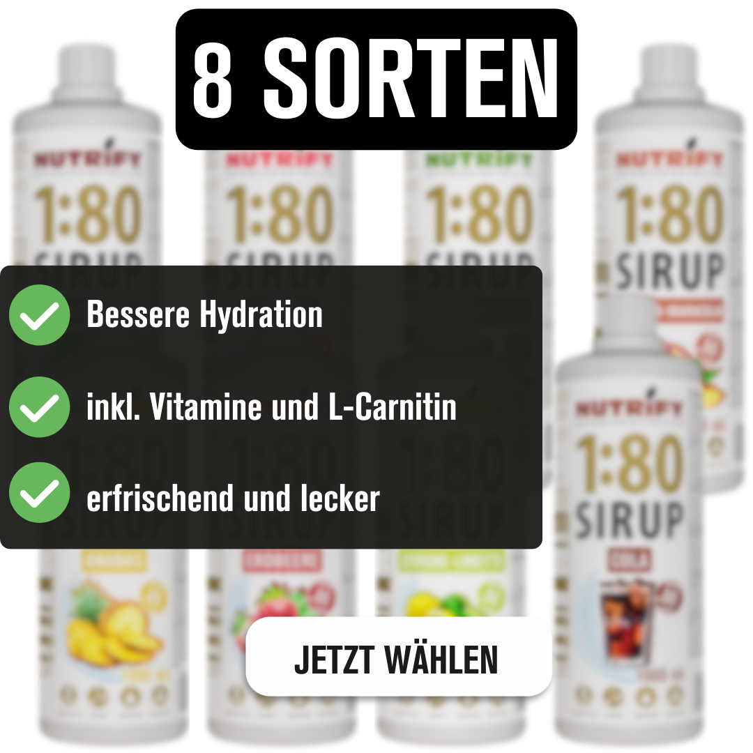 NUTRIFY VItal Drink Sirup ohne Zucker