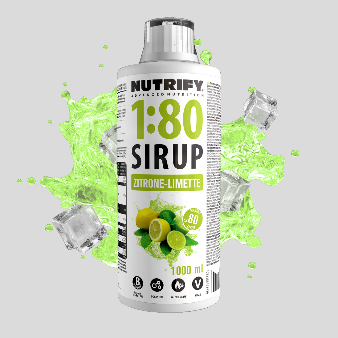 NUTRIFY Vital Sirup Konzentrat 1L Zitrone Limette