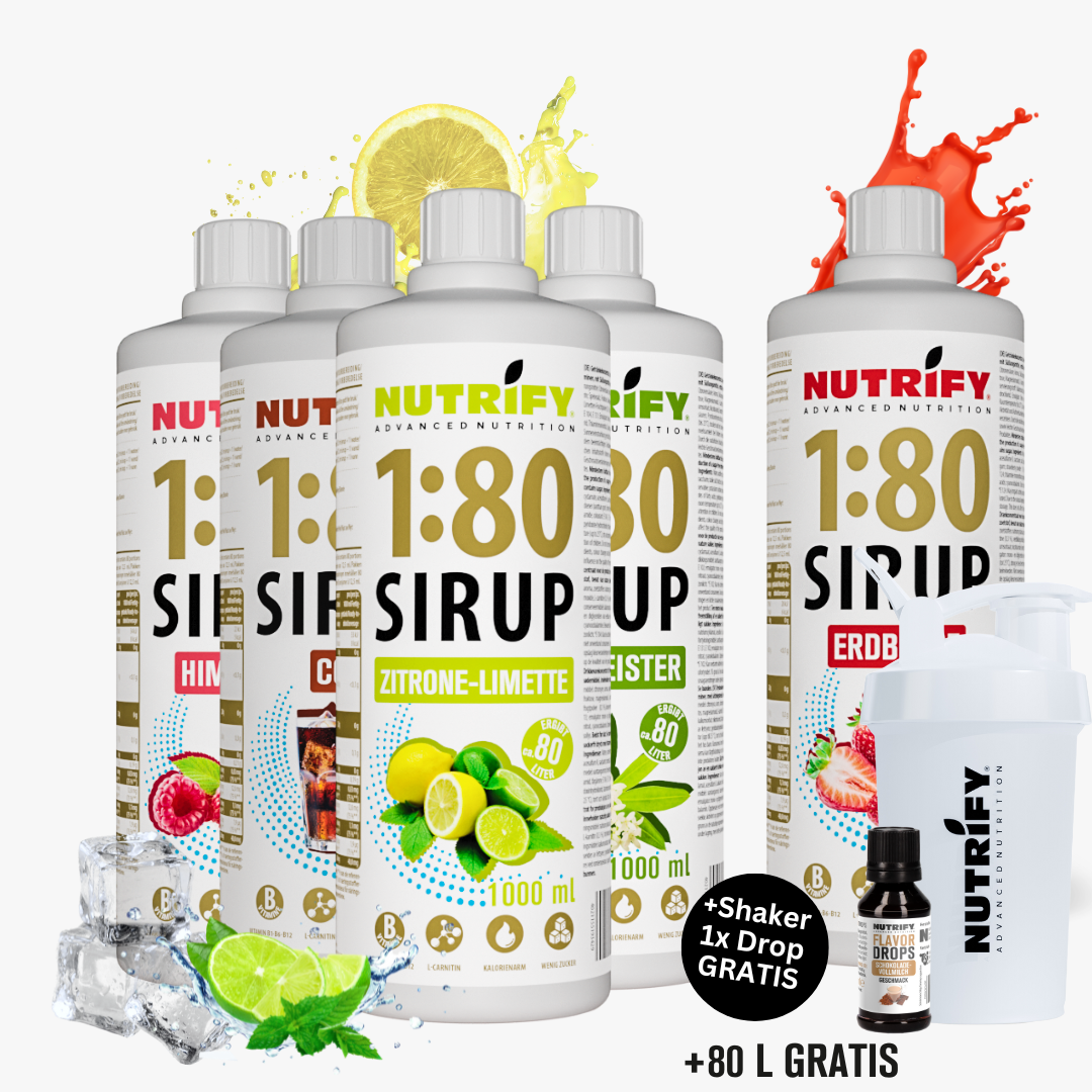 NUTRIFY Sirup Vital Drink Shaker, Flavor Drop