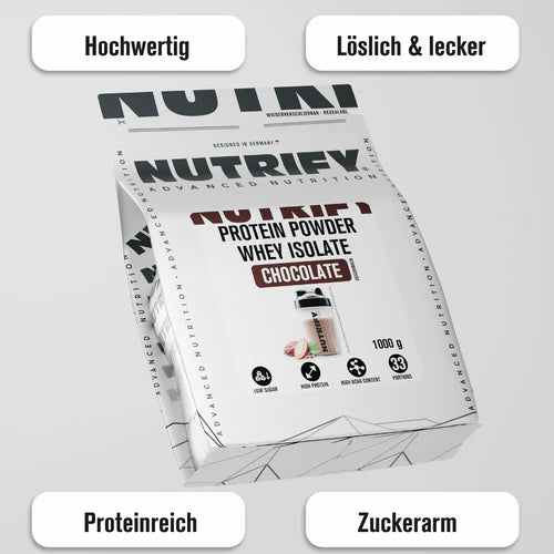 Whey Proteinpulver Isolat Schoko 10 x 1kg