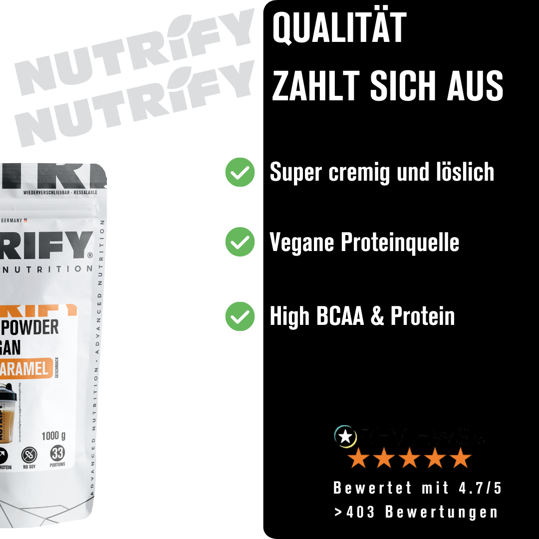 Veganes Proteinpulver Salty Caramel 2x1 kg