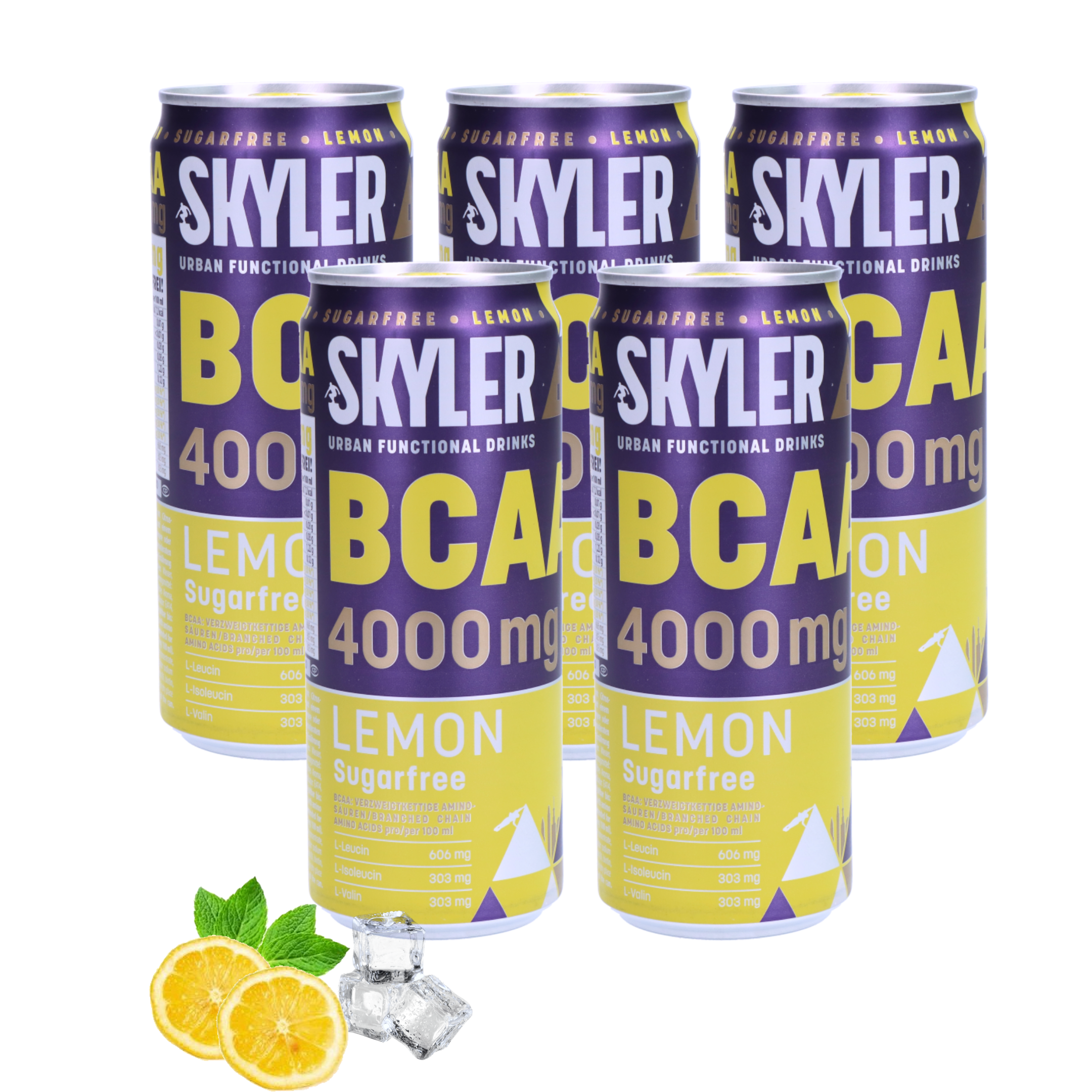 NUTRIFY Skyler BCAA Drinks Lemon 5er Set
