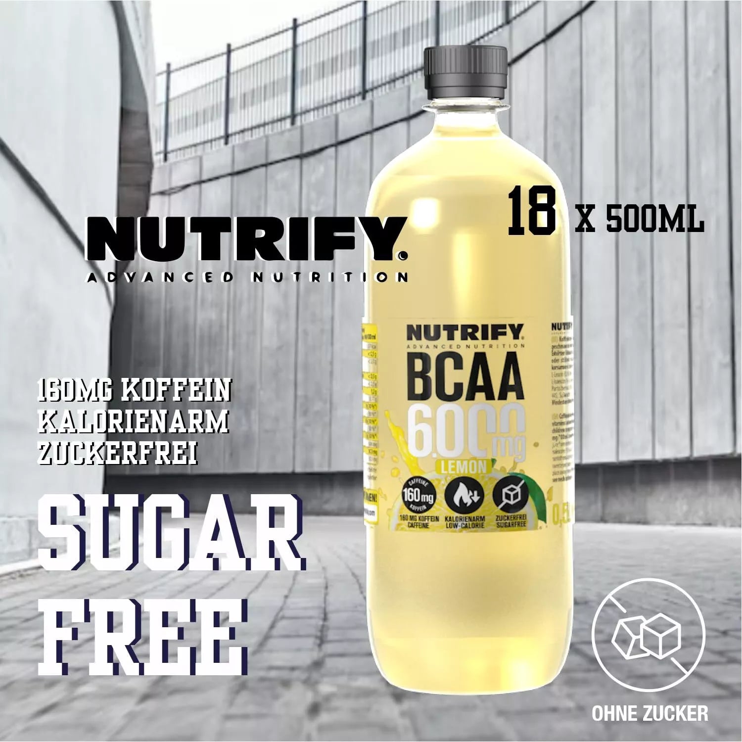 BCAA Drink Lemon 18 x 500ml