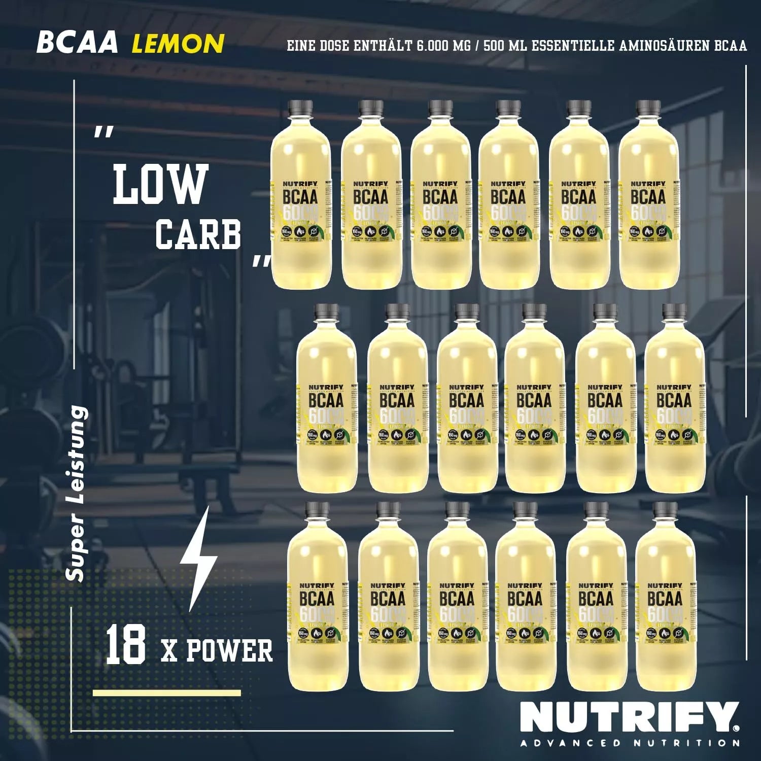 BCAA Drink Lemon 18 x 500ml