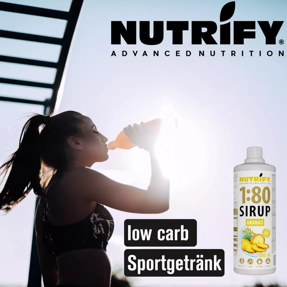 NUTRIFY Vital Drink Sirup 1:80 Ananas 1L - 12er VPE