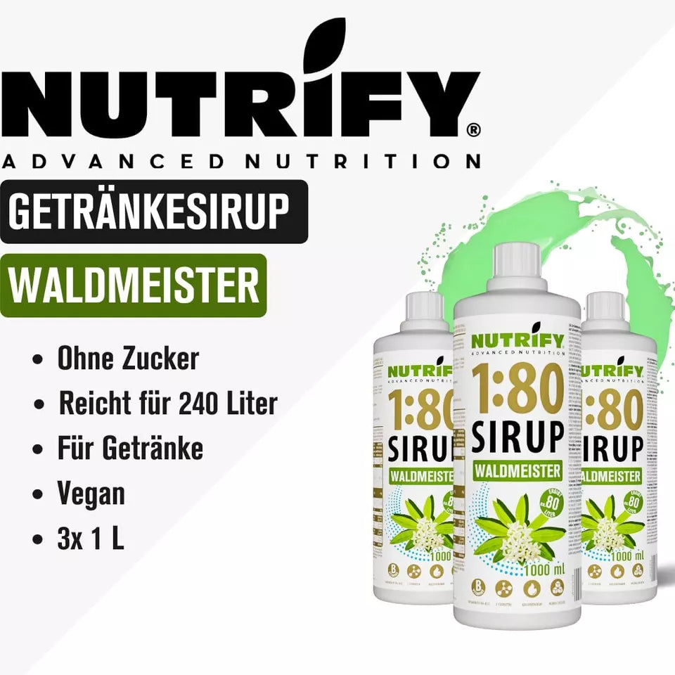 Vital Drink Sirup 1:80 Waldmeister 6 x 1L