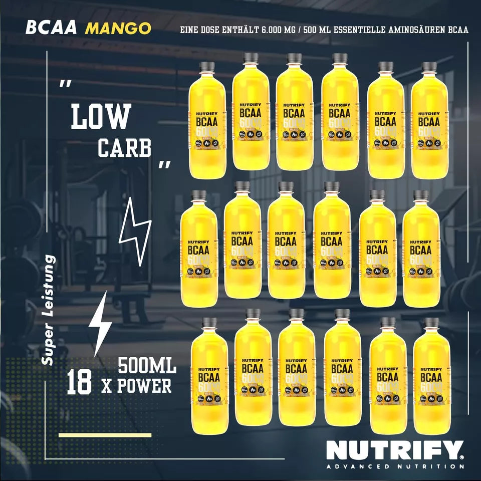 BCAA Drink Mango 18 x 500ml