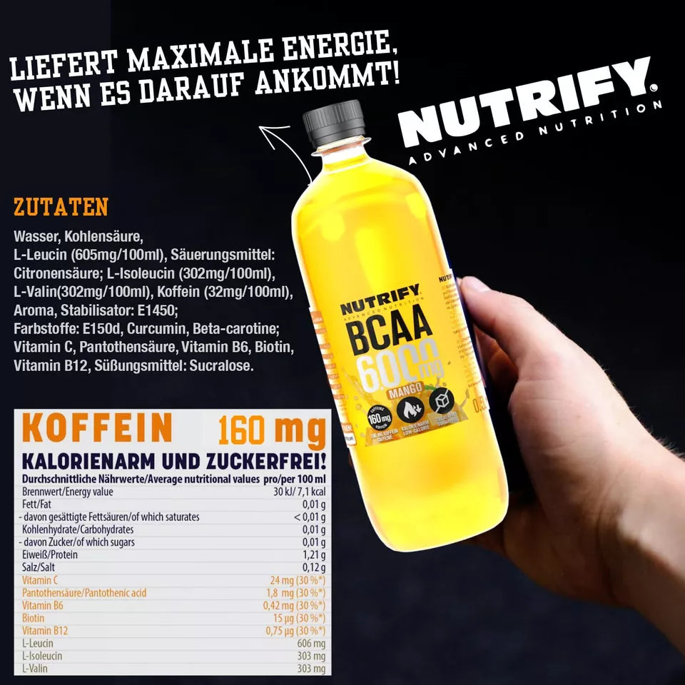 BCAA Drink Mango 18 x 500ml