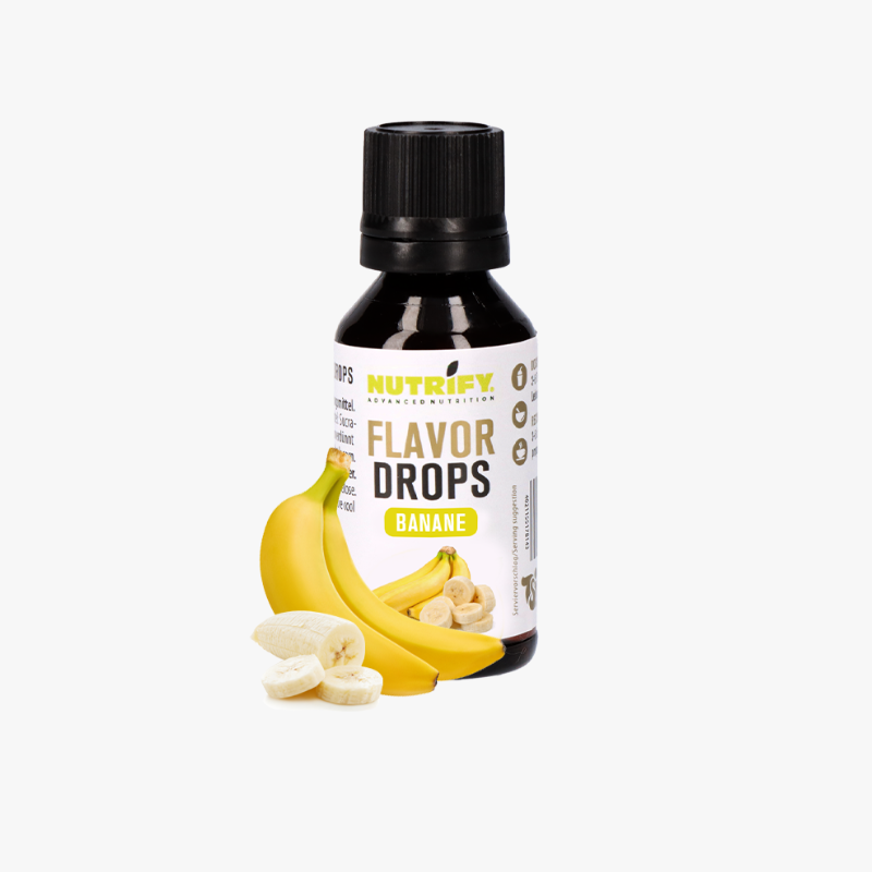 NUTRIFY Flavor Drops ohne Zucker - FlavDrops Banane