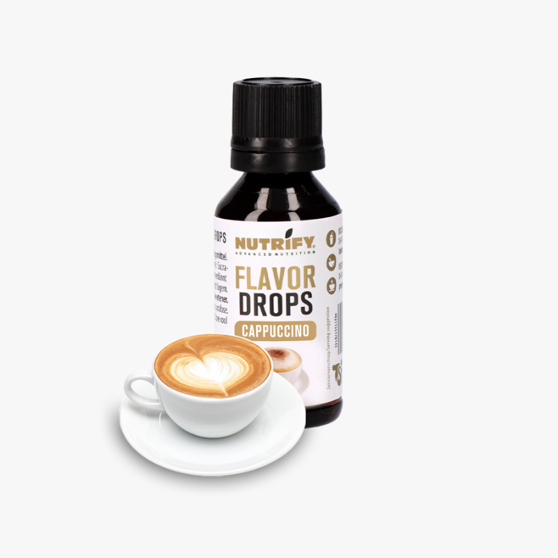 NUTRIFY Flavor Drops ohne Zucker - FlavDrops Cappuccino