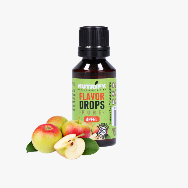 NUTRIFY Flavor Drops Pure Apfel - ohne Sucralose 